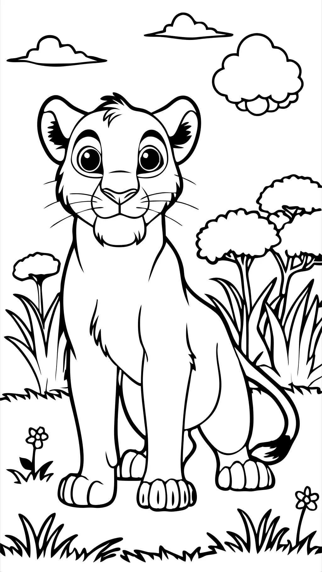 Lion King Nala Coloring Pages